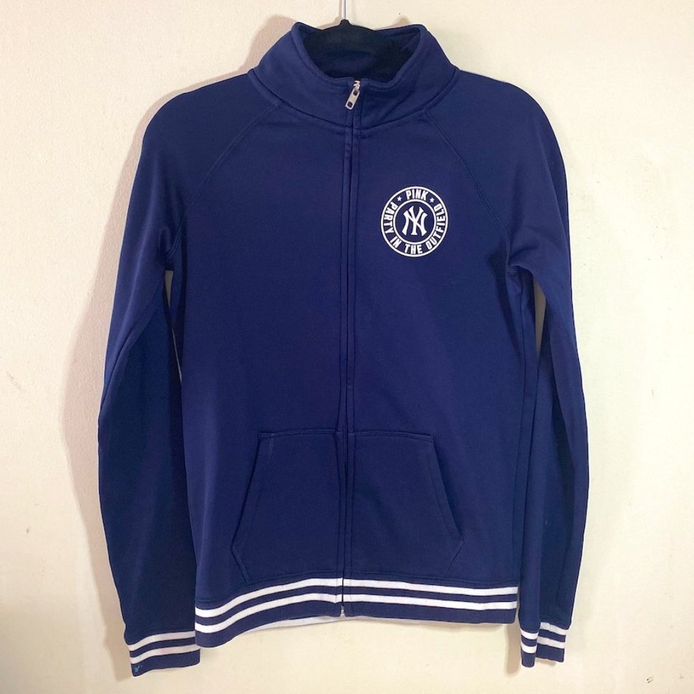 Pink Victoria's Secret New York Zip Up